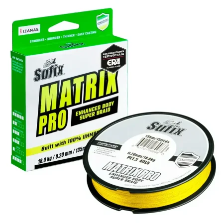 Sufix Matrix Pro 135 0,18mm/13,5kg neon vihreä