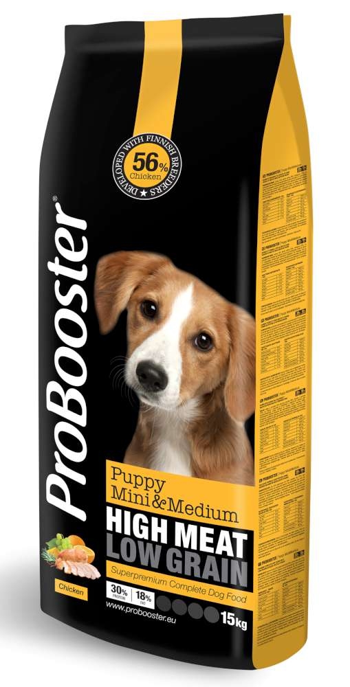 ProBooster Puppy Mini & Medium Chicken 15Kg