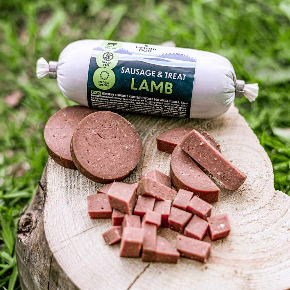 PrimaDog Treenimakkara Lammas 80 g