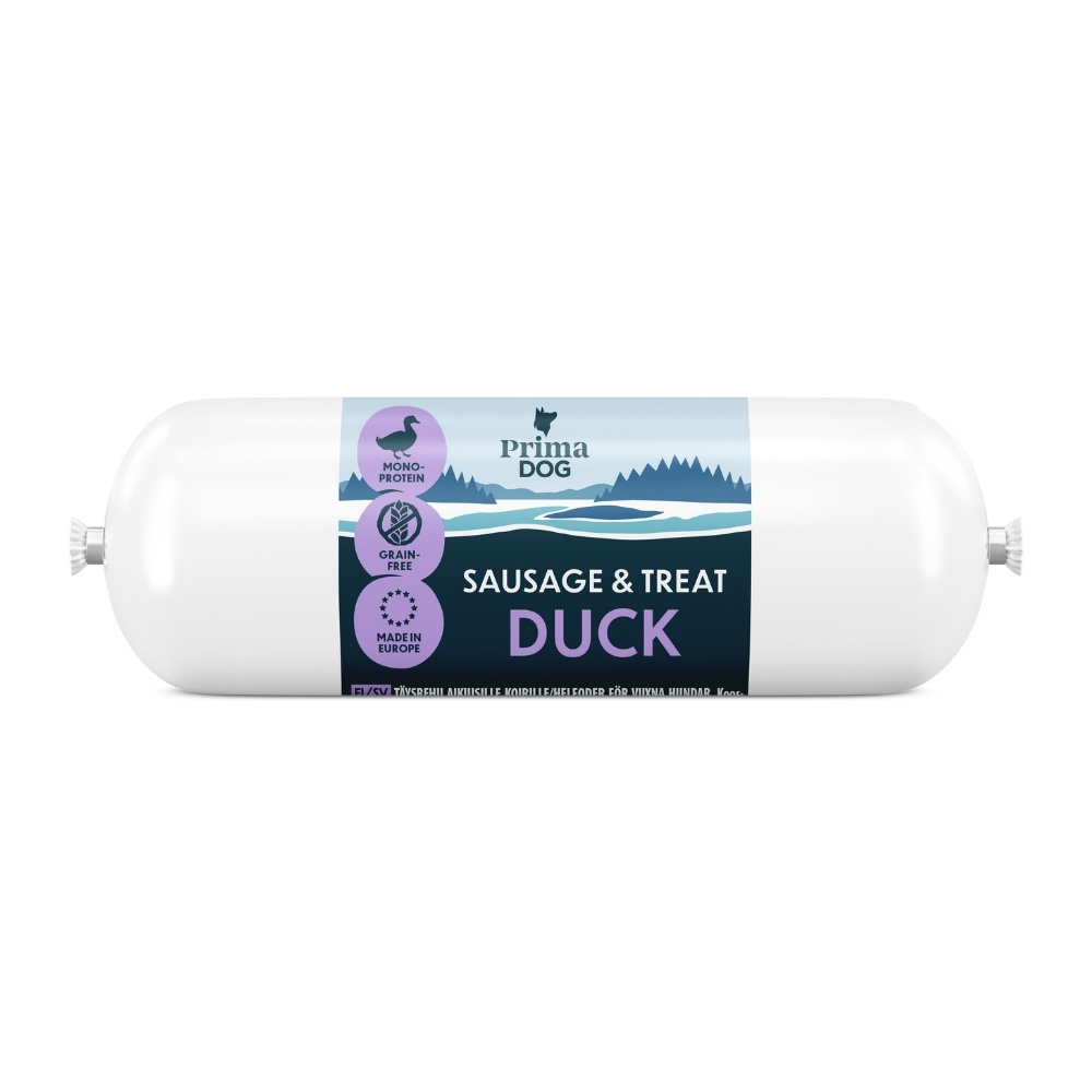 PrimaDog Treenimakkara Ankka 80 g